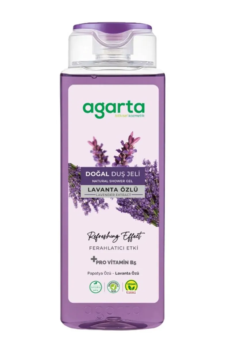 Agarta Doğal Duş Jeli 400 ml Lavanta