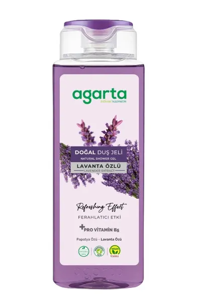 Agarta Doğal Duş Jeli 400 ml Lavanta