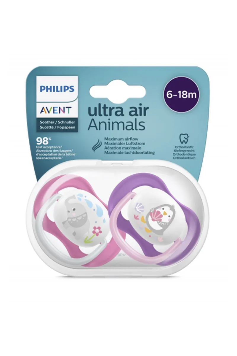 Philips Avent Ultra Air Emzik 6-18 Ay Kız