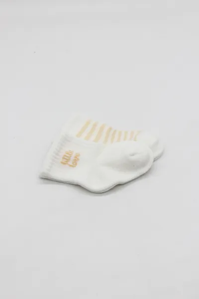 Bistyle Little Girl Penye Soket Çorap 2li 10139 Ekru Somon