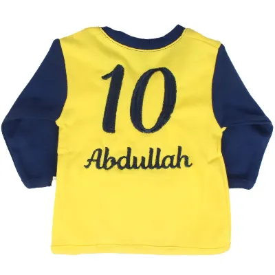 Unisex Taraftar FB Fenerbahçe İsme Özel 4 Parça Takım 0-3 Ay
