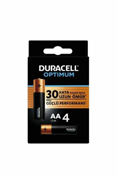 Duracell 4'Lü Optimum AA Kalem Pil