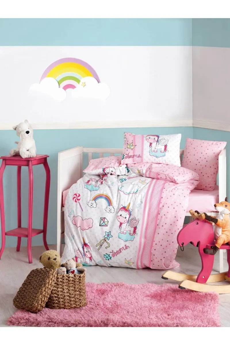 Cotton Box Ranforce Bebek Nevresim Takımı Unicorn