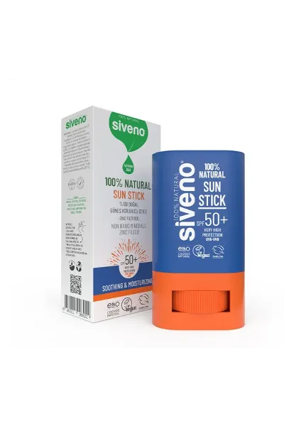 Siveno %100 Doğal Natural Sun Stick SPF50+ 15 Gr