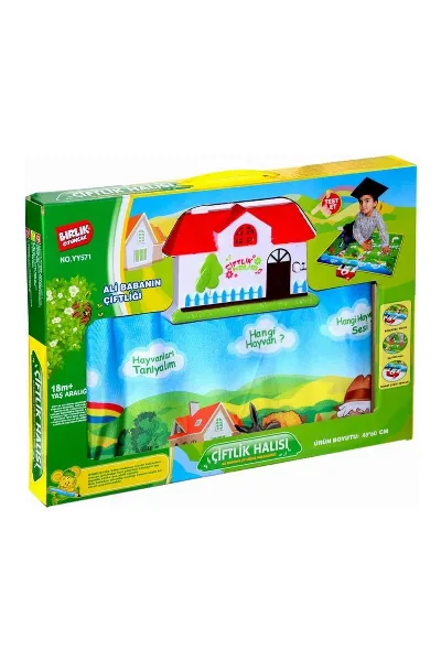 Birlik Türkçe Eğitici Çiftlik Oyun Halısı YY-571
