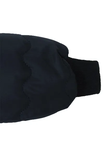 Unisex Lacivert İçi Peluş Kapitoneli Mont