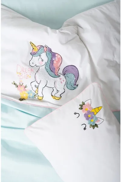 Cotton Box Punch Ranforce Nakışlı Bebek Nevresim Takımı Dolly