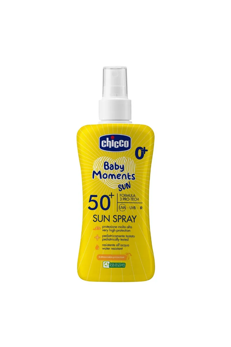 Chicco Baby Moments Sun Güneş Sprey Spf 50+ 150 ml + After Sun Hediye