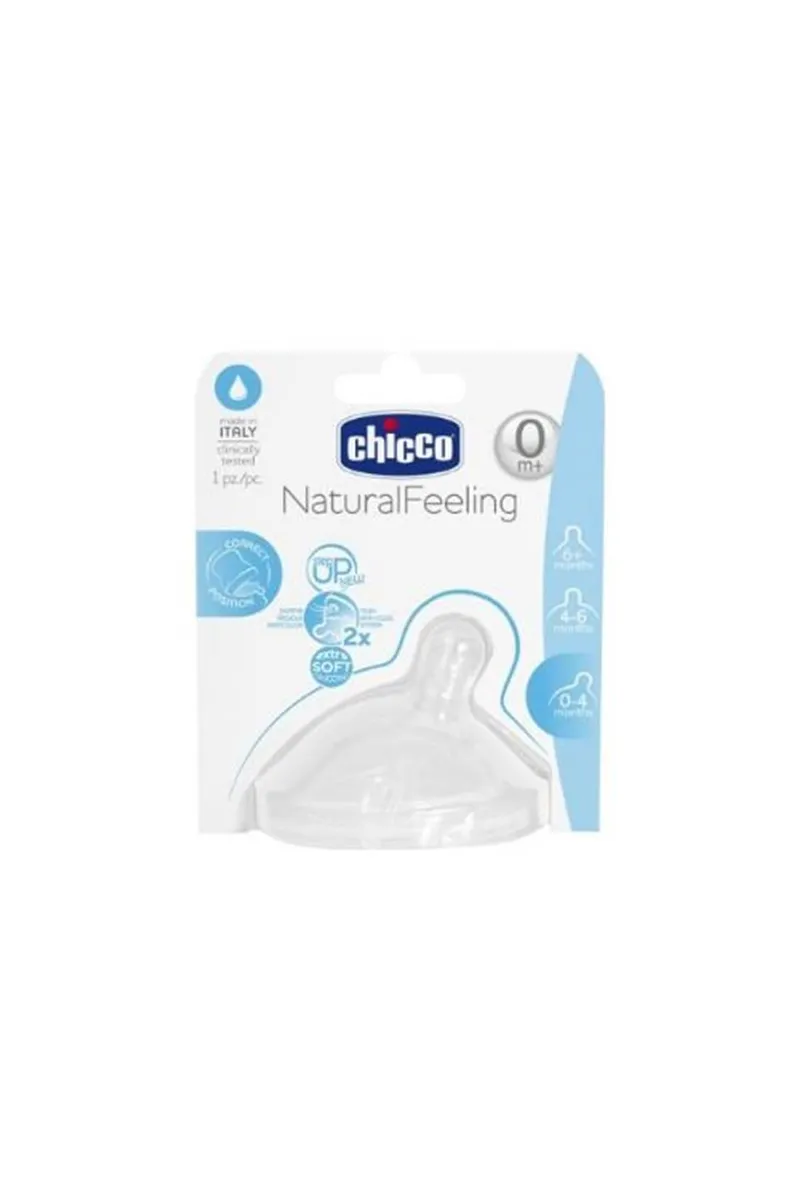 Chicco NaturalFeeling Biberon Emziği 0 Ay+ Normal Akış Tekli