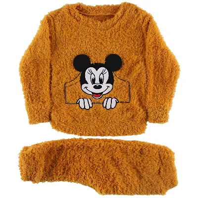Unisex Hardal Mikili Welsoft 2'li Peluş Takım