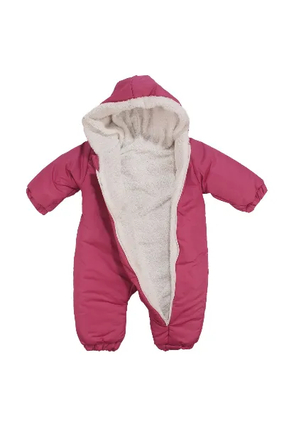 Kız Bebek Fuşya Peluş İçli Düz Kozmonot