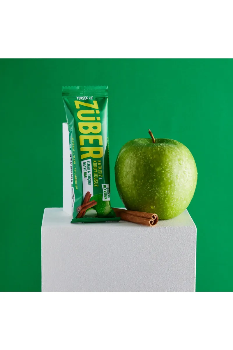 Züber Meyve Barı 40 Gr Elmalı ve Tarçınlı