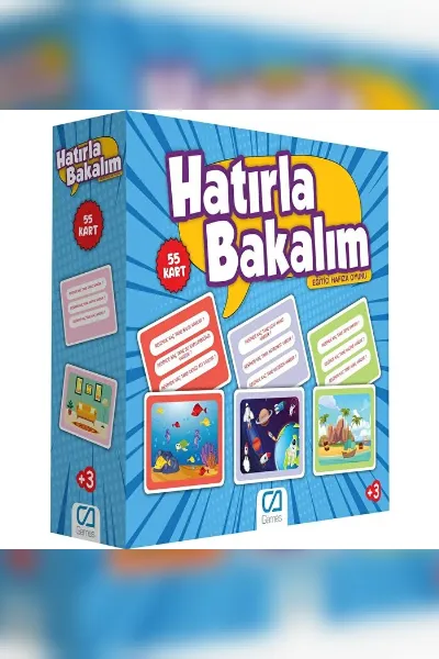 Games Hatırla Bakalım Eğitici Hafıza Oyunu 55 Kart 5108