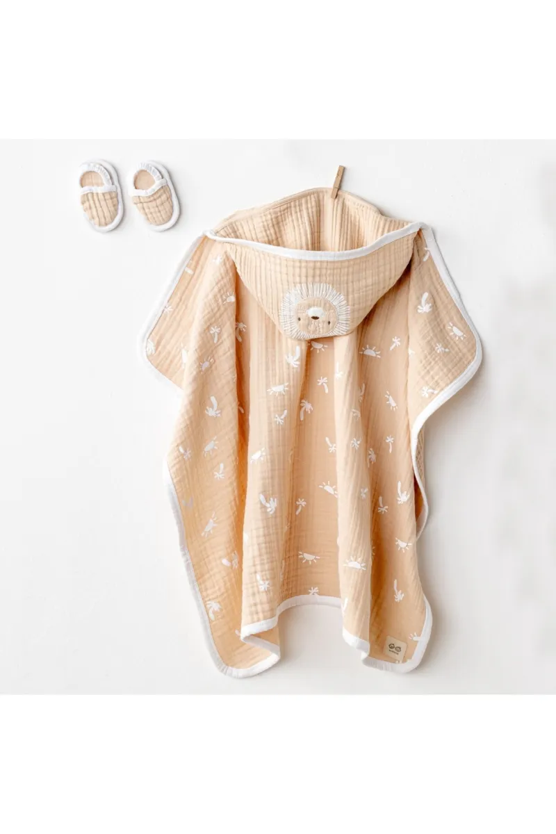 Andywawa AC24508 Müslin Smil All Day 80x80 Havlu Set Beige