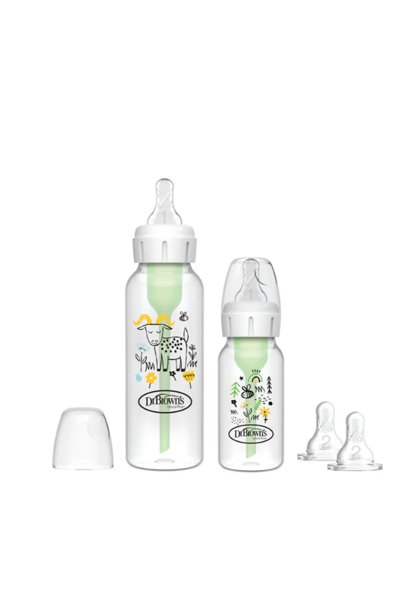 Dr.Brown's Options PP Dar Ağız 2'Li Biberon Seti 120 & 250 ml