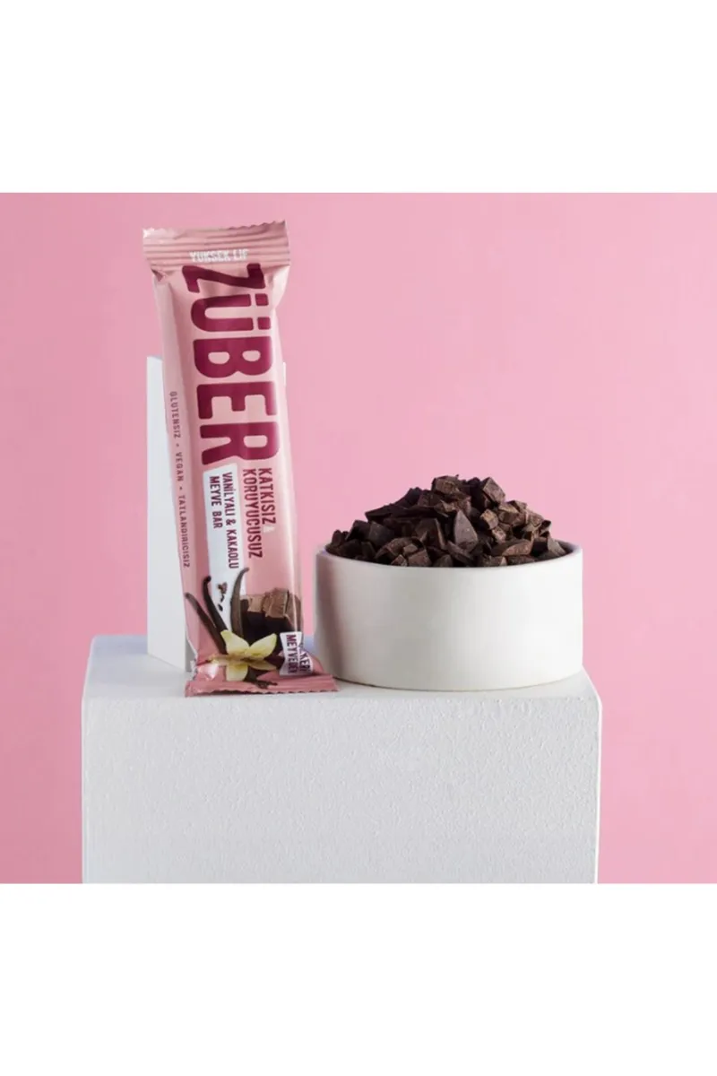 Züber Meyve Barı 40 Gr Vanilyalı ve Kakaolu
