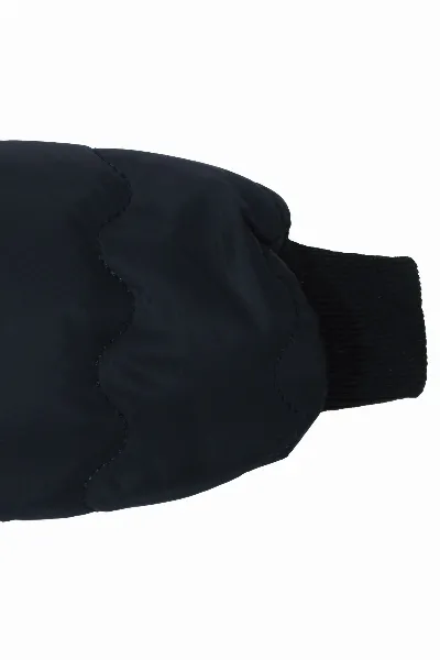 Unisex Lacivert İçi Peluş Kapitoneli Mont