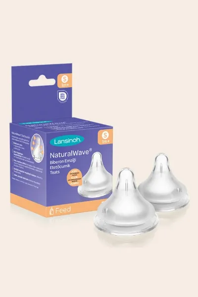 Lansinoh Natural Wave Biberon Emziği Yavaş Akış 2'Li