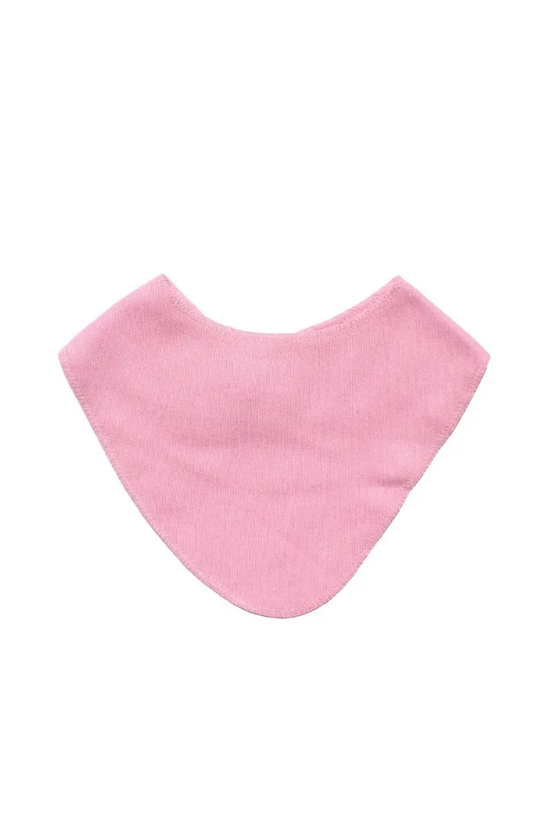 Pembe Çıtçıtlı Fular Penye Önlük