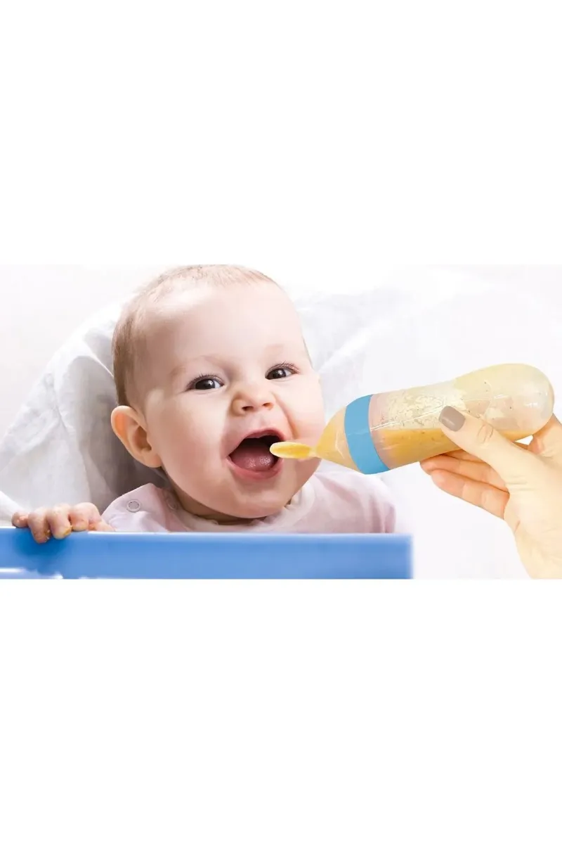 BabyJem Sıkmalı Kaşık 806 Mavi