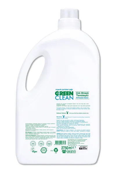 Green Clean Bitkisel Çok Amaçlı Temizleyici 2750 ml