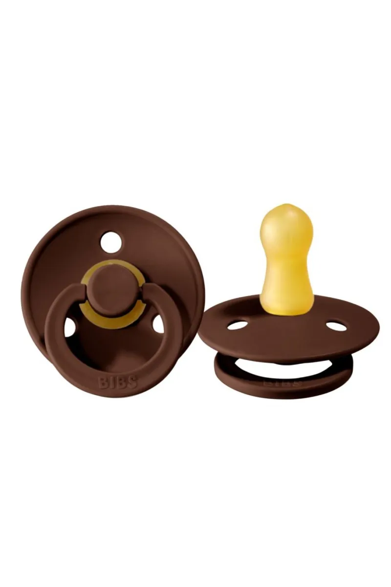 Bibs Colour Kauçuk Emzik 6-18 Ay Mocha