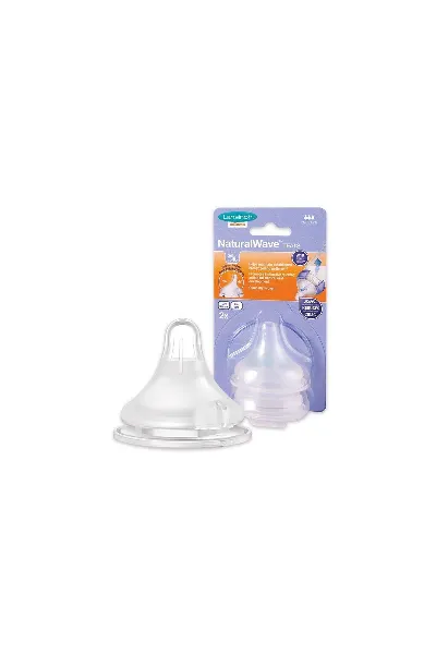 Lansinoh Natural Wave Biberon Emziği Orta Akış 2'Li