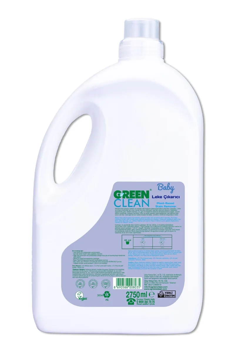 Green Clean Baby Bitkisel Leke Çıkarıcı 2750 ml