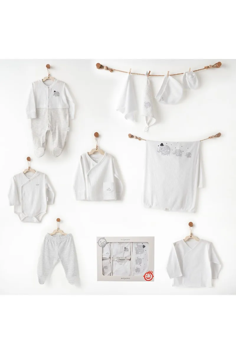 Andywawa AC26581 Hello Elephant 10lu Hastane Çıkışı White