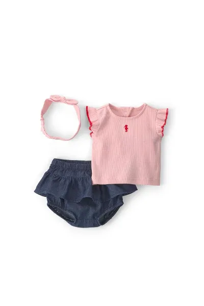 Carters Kız Bebek Alt Üst Set 1U538410 Pembe
