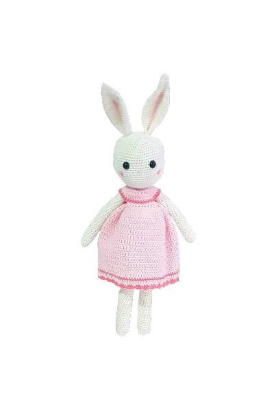 Örgü Amigurumi Oyuncak Bebek Pembe