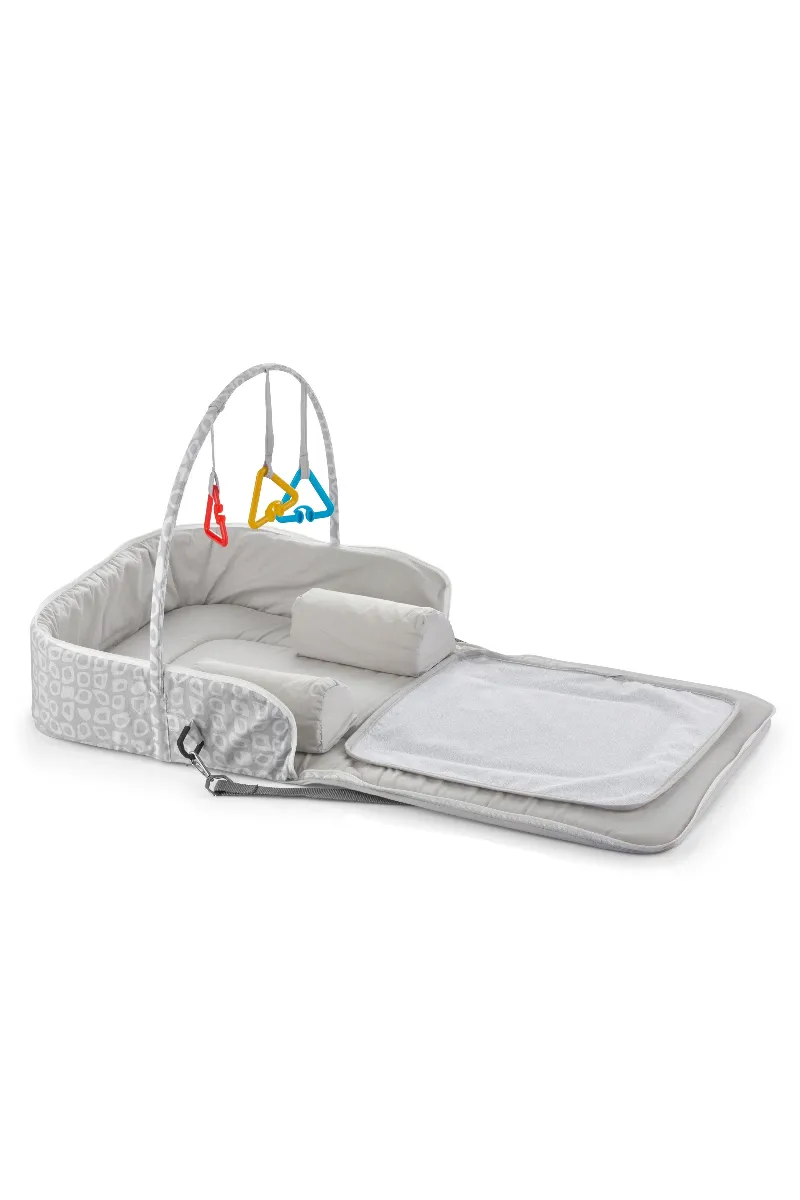 BabyJem Babynest Çanta 771 Gri Kare