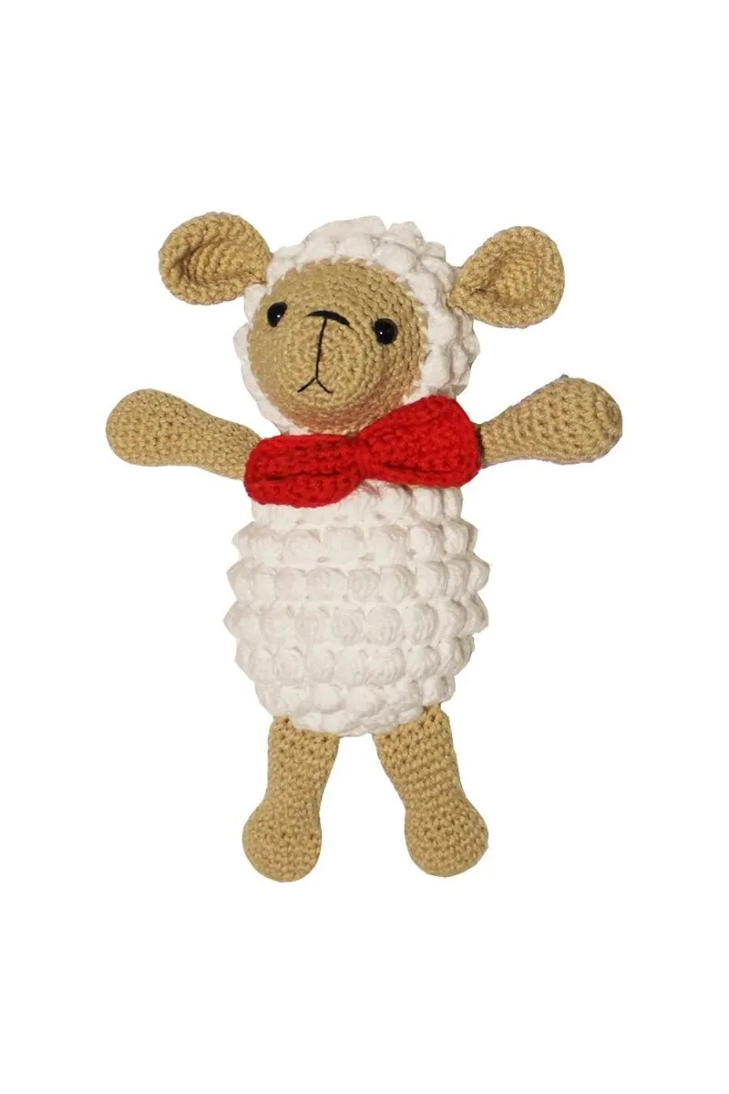 Papyonlu Sevimli Kuzu Amigurumi