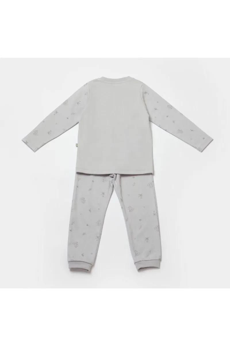 Bibaby Biorganic Koala Jumper Pijama Takım 59778 Gri