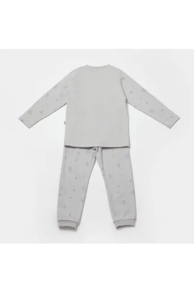 Bibaby Biorganic Koala Jumper Pijama Takım 59778 Gri