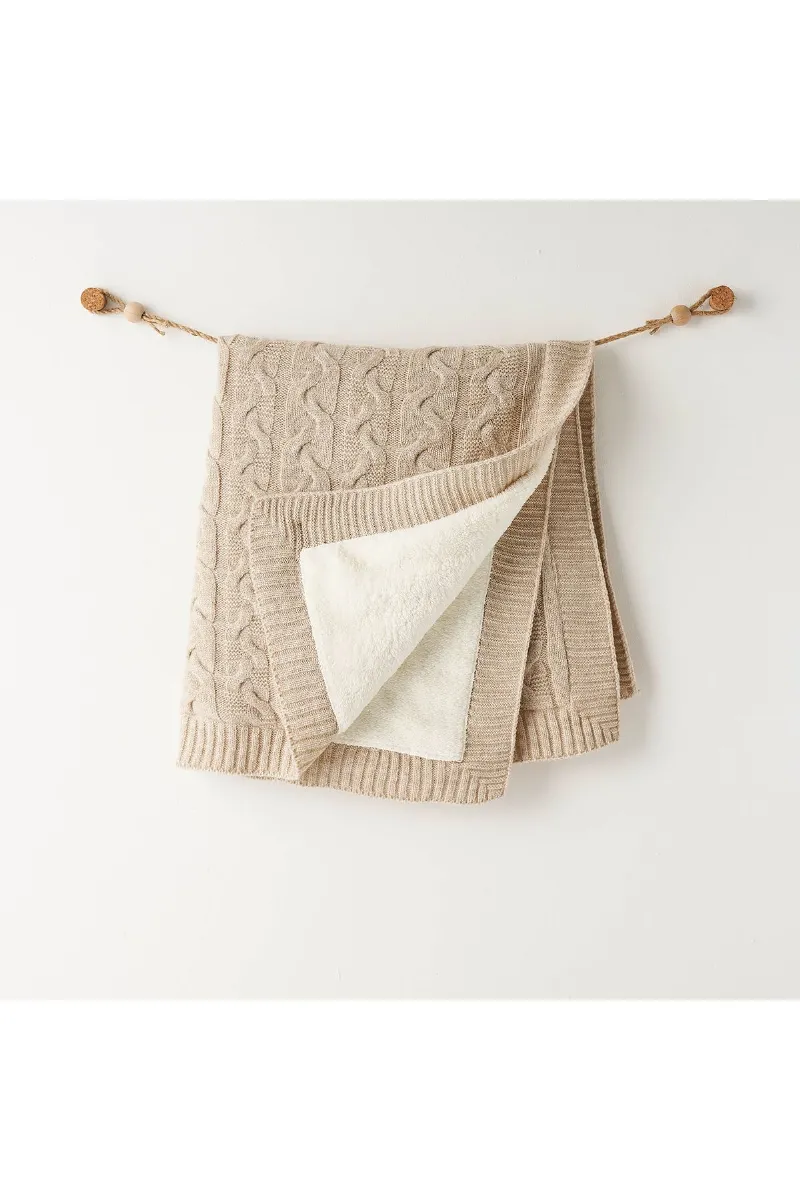 Andywawa Bebek Tri̇ko Battani̇ye  85x100 Ac26340 Beige Melange