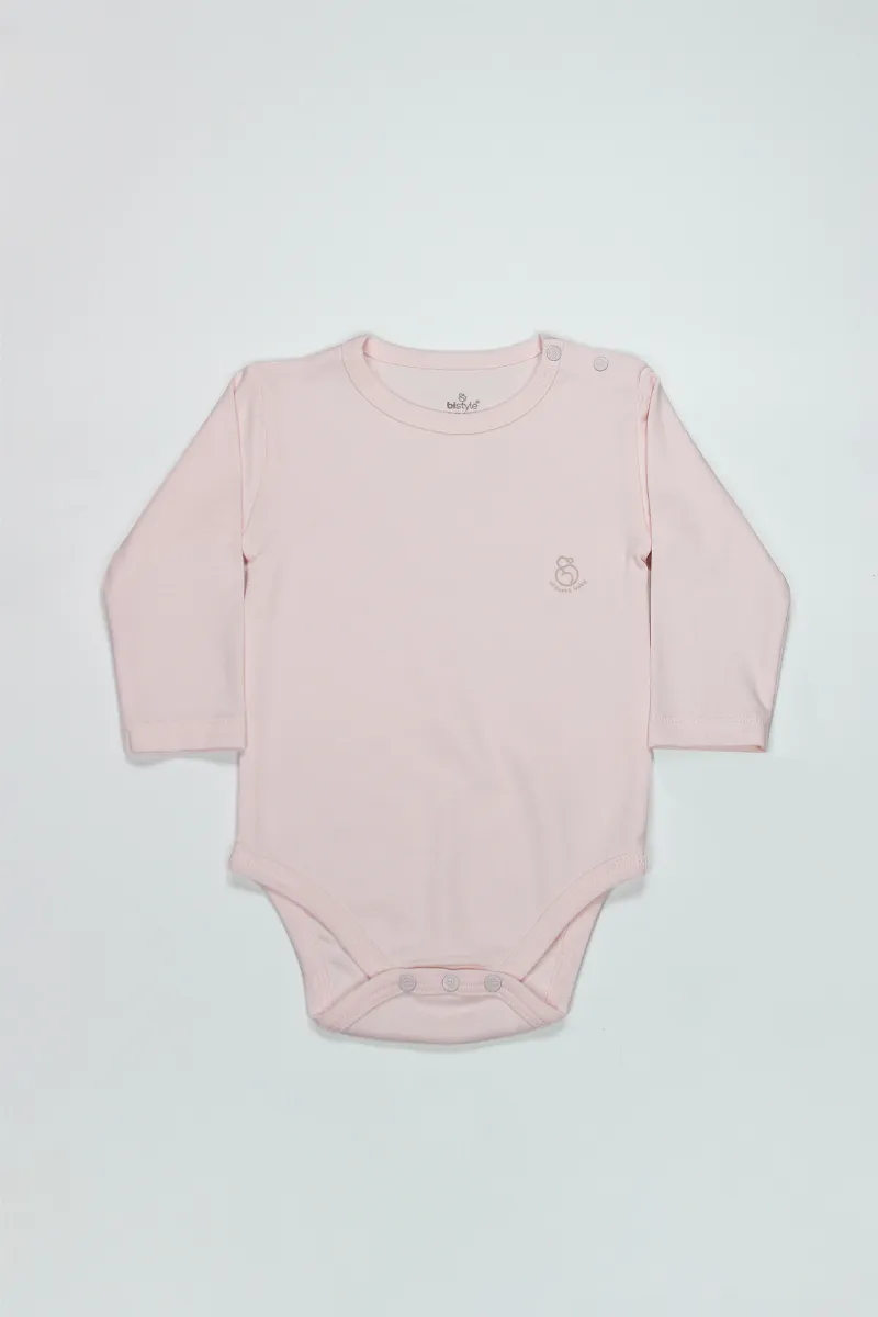 Bistyle Natural Basic Style Uzun Kol Body 17104 Pembe