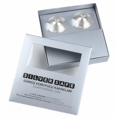 Silver Safe Gümüş Göğüs Ucu Koruyucu Kapakları