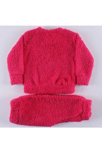 Kız Bebek Fuşya Çilekli Welsoft 2'li Peluş Takım