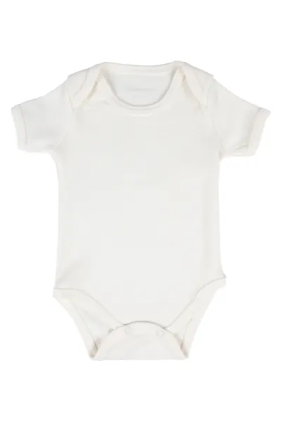 Unisex Ekru Kısa Kollu Zıbın
