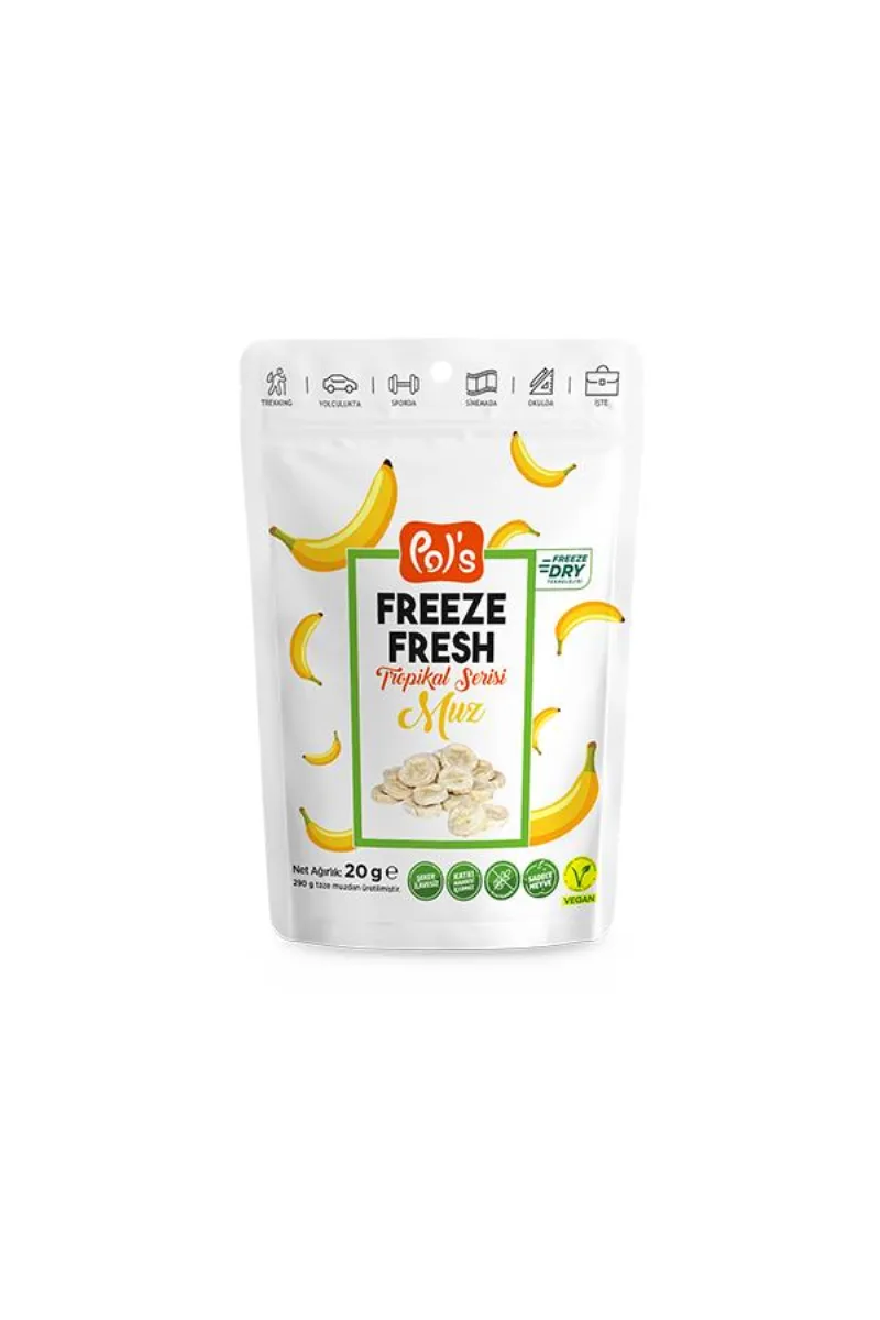 Pol’s Freeze Fresh Tropikal Serisi Muz 20 Gr
