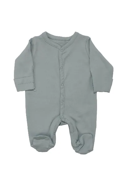Unisex Mavi Tulumlu Battaniyeli 7 Parça Hastane Çıkış Seti