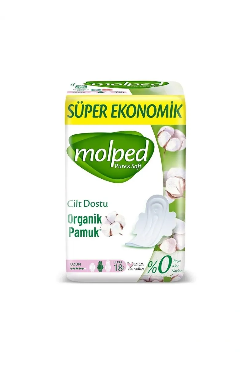 Molped Pure & Soft Ped Uzun Süper Eko 18 Adet