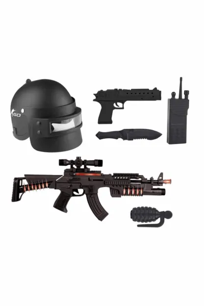 Erdem Sesli ve Işıklı CS GO Askeri Oyun Seti ER-120M