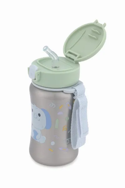 Skip Hop Besties Squad Paslanmaz Çelik Pipetli Suluk Fil