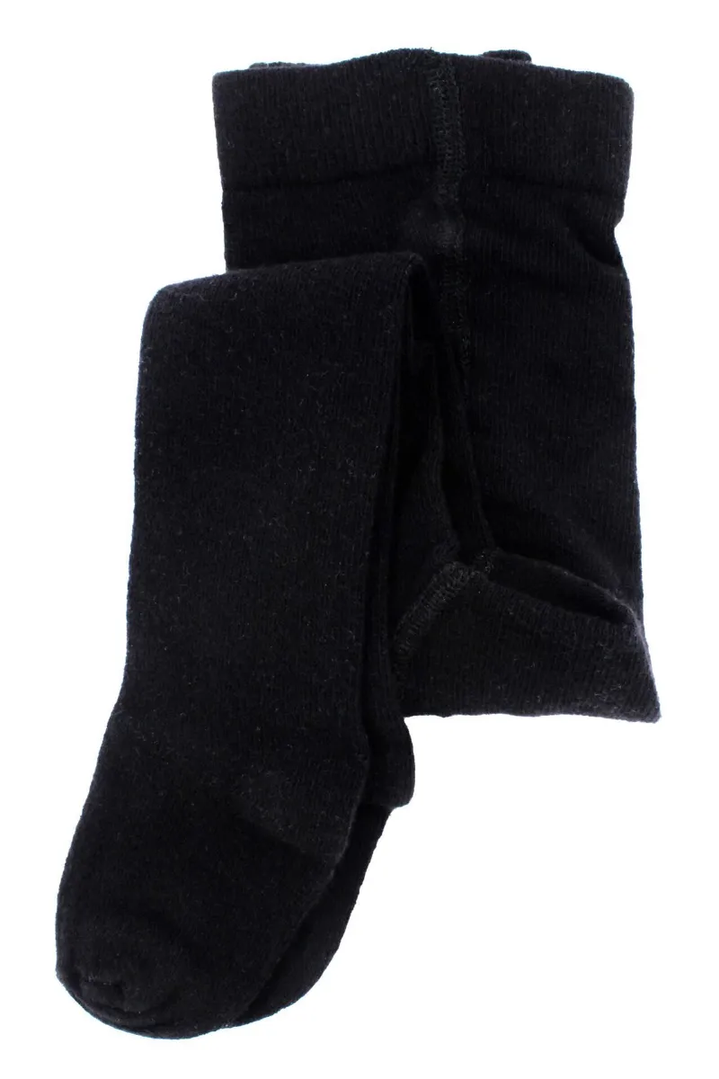 Unisex Siyah Külotlu Çorap
