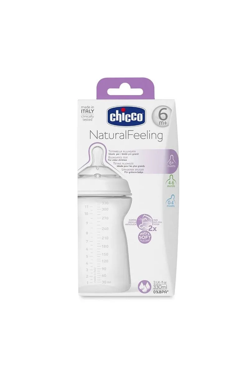 Chicco NaturalFeeling PP Biberon 6 Ay+ 330 ml
