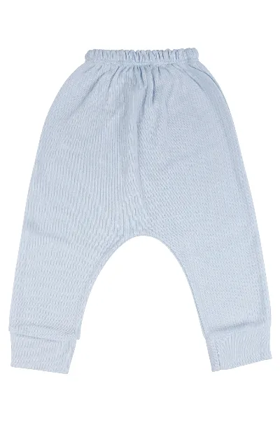 Erkek Bebek Mavi Yeşil Ayıcık Baskılı Pijama Takımı
