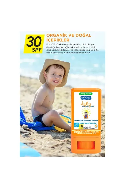 Babyton Bebek ve Çocuklar İçin Günlük Güneş Koruyucu Stick 20 Gr