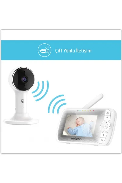 Motorola WM-LUX64 Wifi Connect 4.3 FHD LCD Dijital Bebek Kamerası